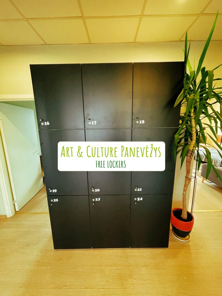 Lockers for your things – Artihost