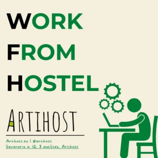 Working from the Artihost co-working hall